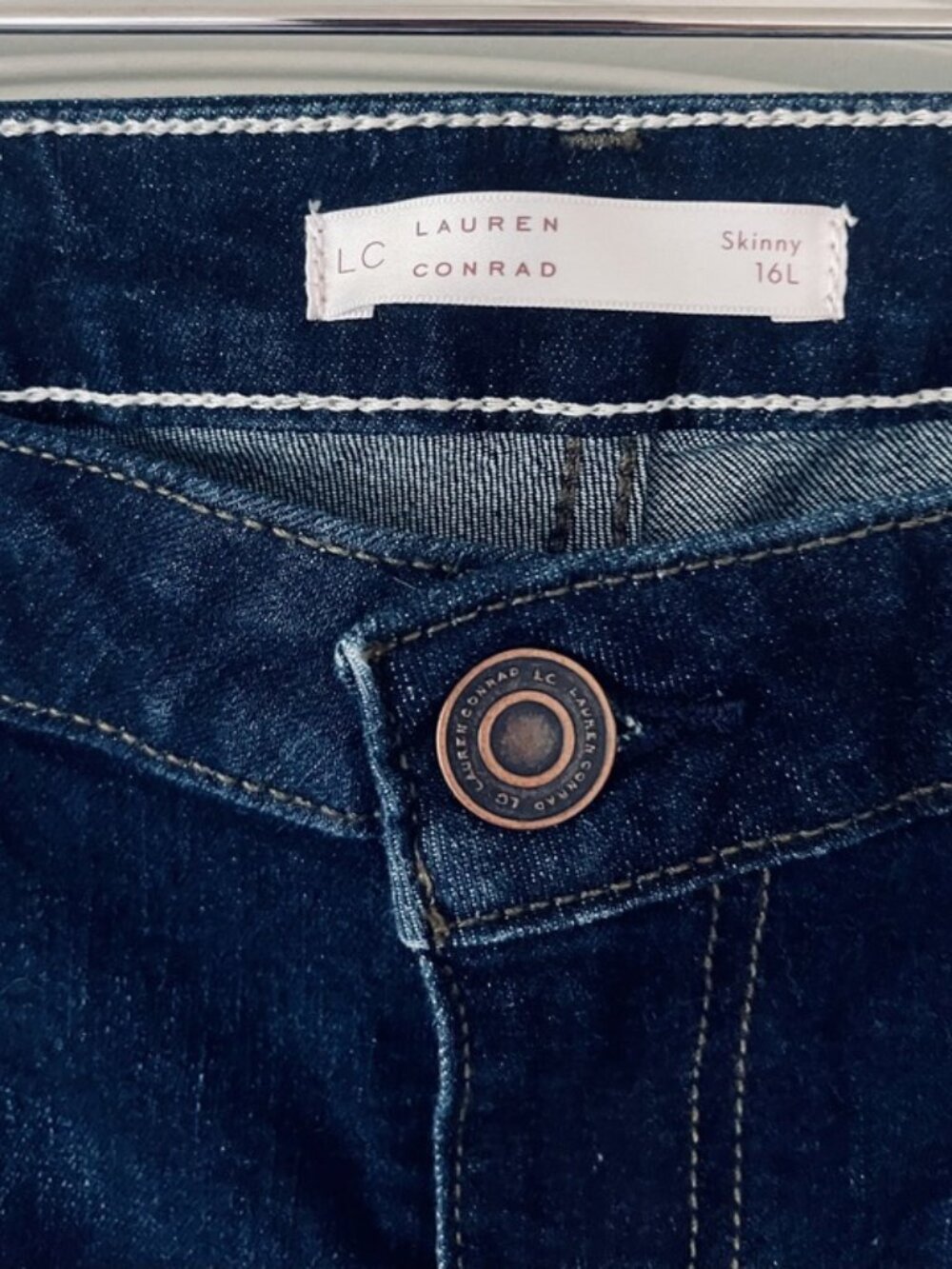 LC Lauren Conrad Midrise 5 Pocket Skinny Jeans - Picture 2 of 5
